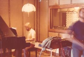John at the piano & Steve Falb exiting
